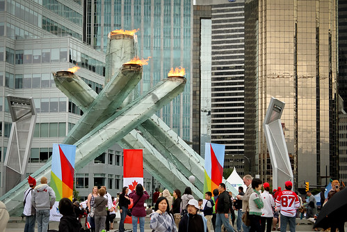 Canada Day - torch reignited
