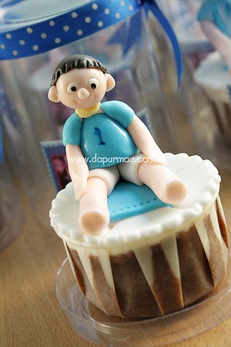 Baby Boy 1st Birthday Cupcakes
