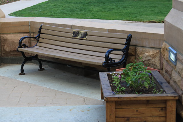 Memorial bench, Matthew Shepard