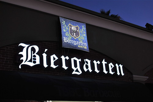 Bier Gartens Signage