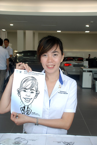 Caricature live sketching for Performance Premium Selection BMW - Day 3 - 1