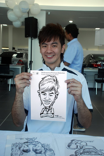 Caricature live sketching for Performance Premium Selection BMW - Day 2 - 10