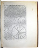 Page of text with woodcut diagram from Vitruvius Pollio: De architectura. Edited by Johannes Sulpitius Verulanus