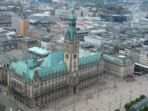 City Hall from Above - Hamburg, Germany
