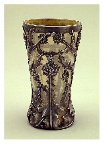011-Vaso de Vino-De plata y vidrio fundido y cincelado Lalique Jules René-Francia. París 1902-Copyright ©2003 State Hermitage Museum