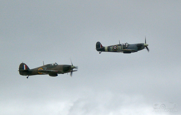 Hawker Hurricane and Supermarine Spitfire