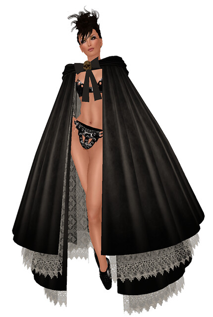 [SMOTD] Tainted Cape - Long Black - Midnight Mania & new Tuli for Members