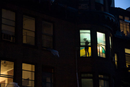 Woman in NYC Apartment