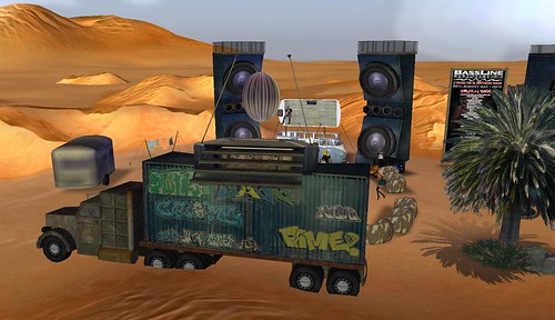 bassline island party in second life