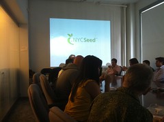 Owen Davis of NYCSeed at the Roes Tech Incubator