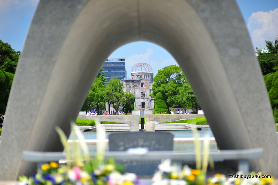 Peace monument and Genbaku Dome