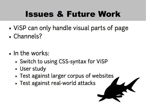 Issues and Future Work