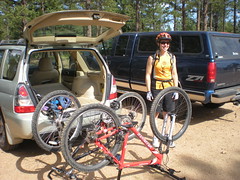 Clare at Colorado Trail Head Parking