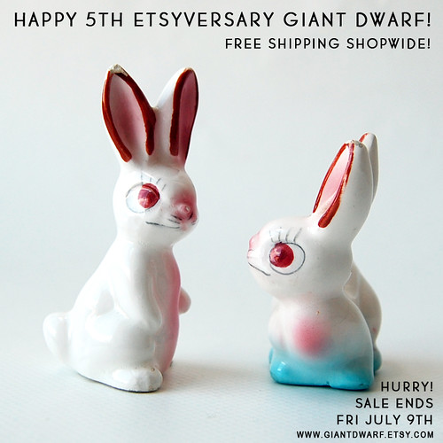 Giant Dwarf Etsyversary Sale // Free Shipping Shopwide