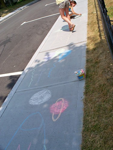 Sidewalk Chalk fun July 2010 008