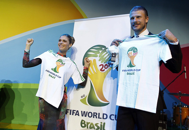 camiseta Oficial del Mundial Brasil 2014