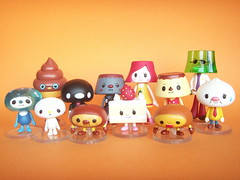 Cute Pudding & Jelly Character with Friends Tiny Figure Toys