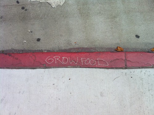 Pro urban farming graffitti LA
