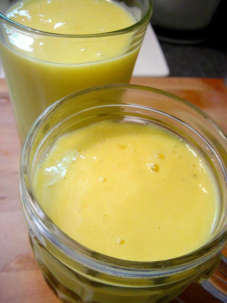 Perfecting my mango smoothie