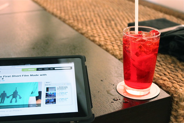 A Drink + something to read!