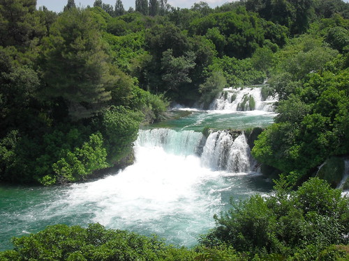 Krka Nemzeti Park vízesés