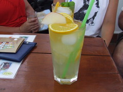 Zöldalmás limonádé Szigligeten