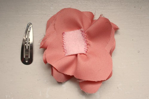 Step 11: Attach Felt to Back of Flower