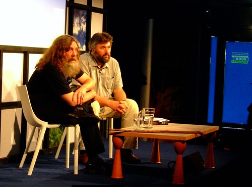 Alan Moore and Steve Bell at the Edinburgh Book Festival