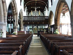 St Mary - Higham Ferrers church interior