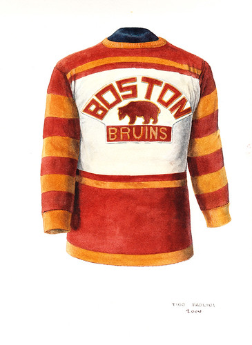 boston bruins jersey history. Boston Bruins 1928-29 jersey