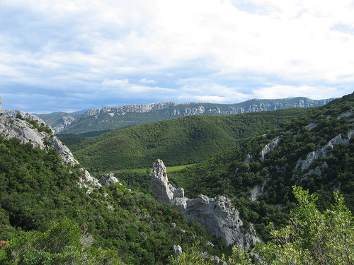 Gorges De Galamus. View from the Gorges de Galamus