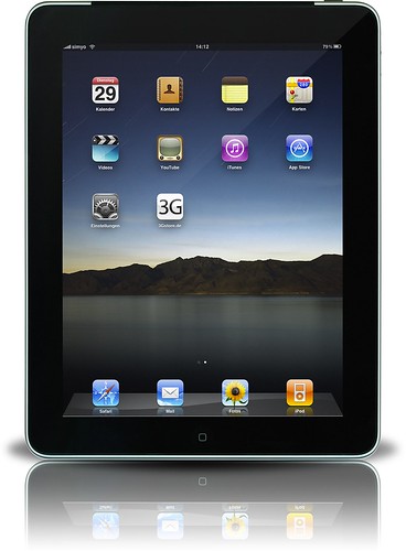 iPad Home screen. Photo Courtesy:
3GStore.de