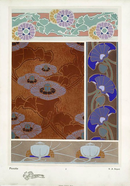 001-Les fleurs et leurs applications decoratives 1902- Eugene Alain Seguy