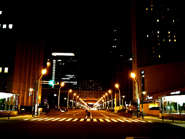 夜の西新宿、散歩。