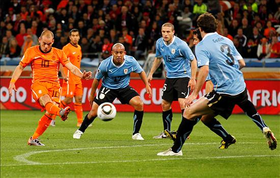 Semifinal del Mundial: Holanda 3 Uruguay 2