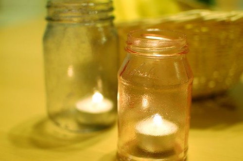 jar candle holders