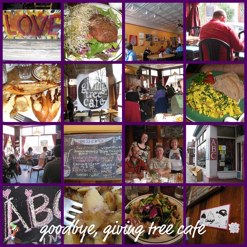 goodbye, giving tree cafe