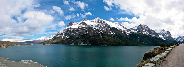 St Mary Lake, Panorama