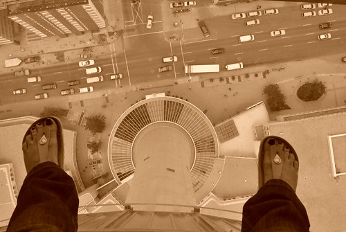Calgary Tower by Zippy & Bungle. Glass floor of the Calgary Tower. Anyone can see this photo All rights reserved. Uploaded on Jul 25, 2010