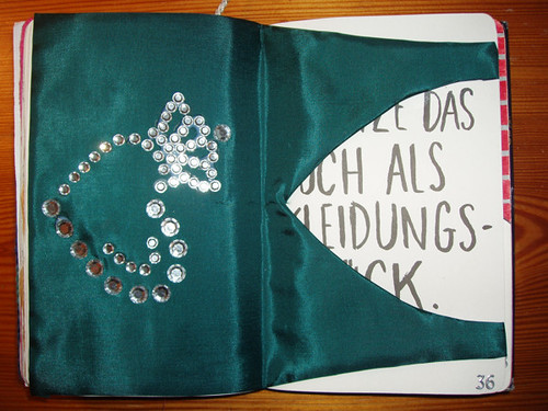 Wreck This Journal: Find A Way To Wear The Journal.
