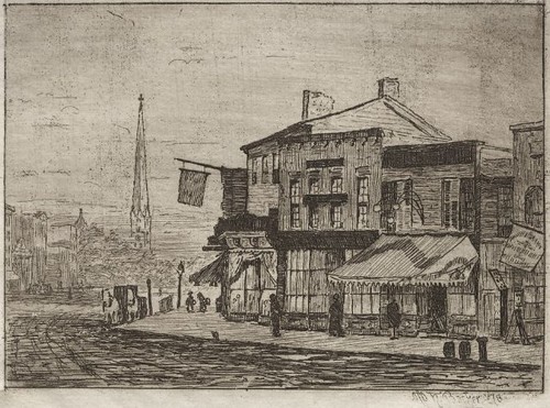 Cleveland, Woodland Avenue and Eagle Street (1878)