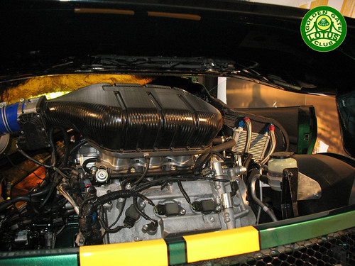 Evora GT4 Cup engine bay