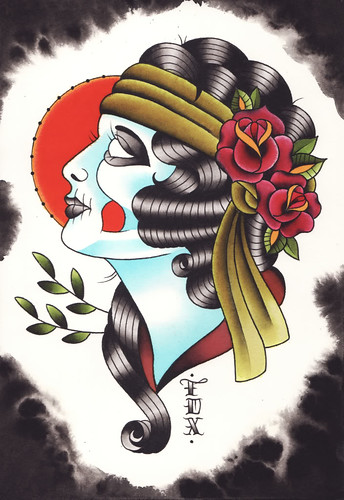 Gypsy Head - Adam Fox by Short North Tattoo