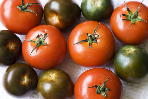 Black Tomatoes and Regular Ones