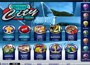 Virtual City Casino Lobby