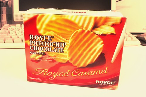 “ROYCE' POTATOCHIP CHOCOLATE”美味しいね。