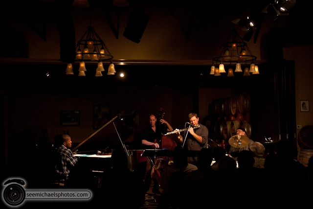 Joshua White Quartet at Dizzys 82610 © Michael Klayman-016