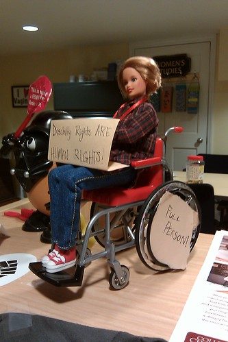 Becky taps into her true passion for disability rights activism