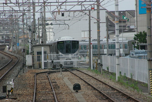 JRW 225series near Tokuan sta,Higashi-Osaka,Osaka,Japan /Jun 27,2010(part2)