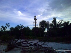 Sanibel Island lighthouse at Twilight